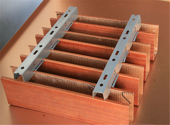 【仿真木纹铝方通-吊顶格栅定制厂家】-广东德普龙建材有限公司